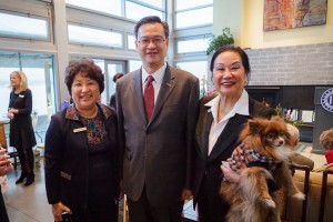Rep. Cindy Ryu, Director General Andy Chin of the Taipei Economic and Cultural Office and Shiao-Yen Wu.