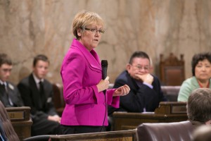 Rep. Dawn Morrell speaking on the House Floor