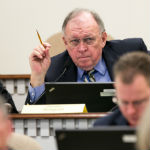 Rep. Larry Seaquist in committee