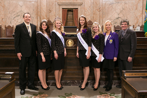 Reps. Riccelli and Ormsby and the Lilac Royalty