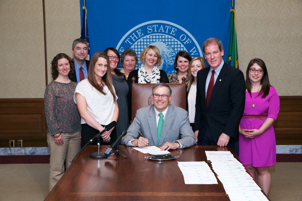Governor Inslee signs HB 1108 into law.