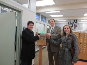 rep. marcus riccelli, hopper, students