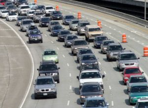 cars, traffic gridlock, transportation, highway