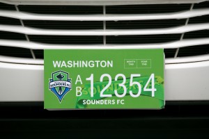 New Seattle Sounders FC license plate
