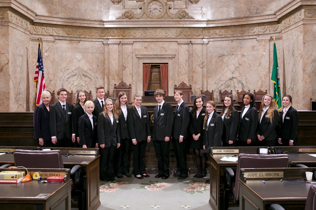 Washington State House of Representative Pages, January 13-17, 2014 Aaron Barna