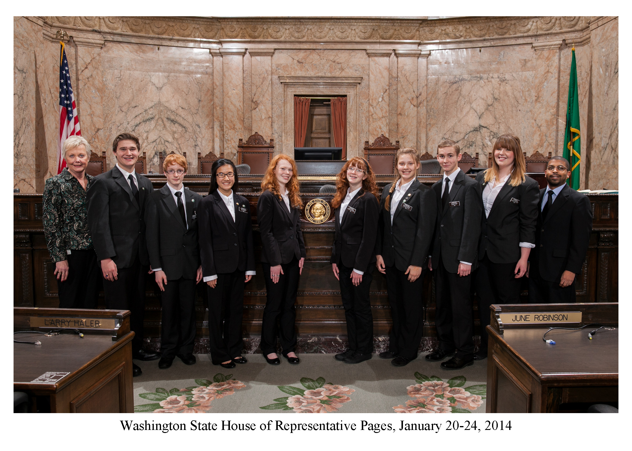 Washington State House Of Representative Pages January 20 24 2014 Washington State House