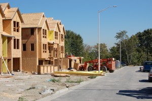  Housing development in mid-construction