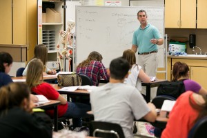 Gary Clinton's Sports Medicine class at Yelm High School in Yelm, Washington. Steven M. Herppich