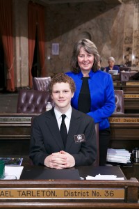 Representative Tarleton with Page Beck Svaren Aaron Barna