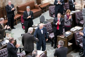  Rep. Jim Moeller on floor after election to Speaker Pro Tempore