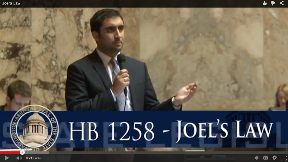 VIDEO: Rep. Brady Walkinshaw speaks in support of Joel's Law