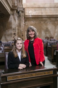 Rep. Gael Tarleton with Page Reilly Carney-Woods Legislative Support Services