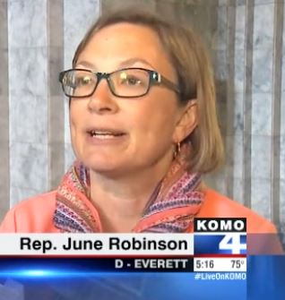Rep Robinson on Komo discussing vaccinations