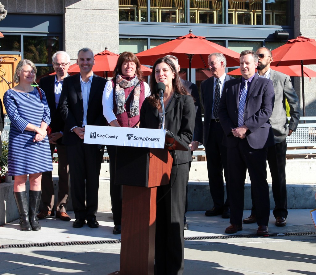  Rep. Jessyn Farrell speaking at Transit Station Housing and Development Initiative release