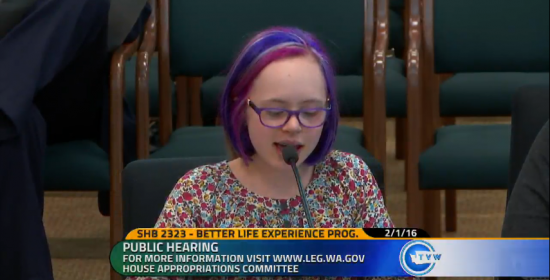 ABLE Act - Emma testifying