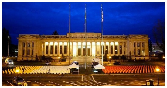 Forefront created a powerful installation on the Capitol grounds to raise awareness and demand action for suicide prevention by honoring the over 1,111 people who died by suicide in Washington in 2014. 