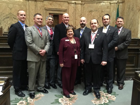 I was privileged to host some of my heroes last week -- firefighters from stations throughout Kitsap.  As chair of the House Local Government Committee, I'm well aware that protecting our homes and businesses from fire -- and saving lives in the process -- is one of the most crucial services our local governments provide. 