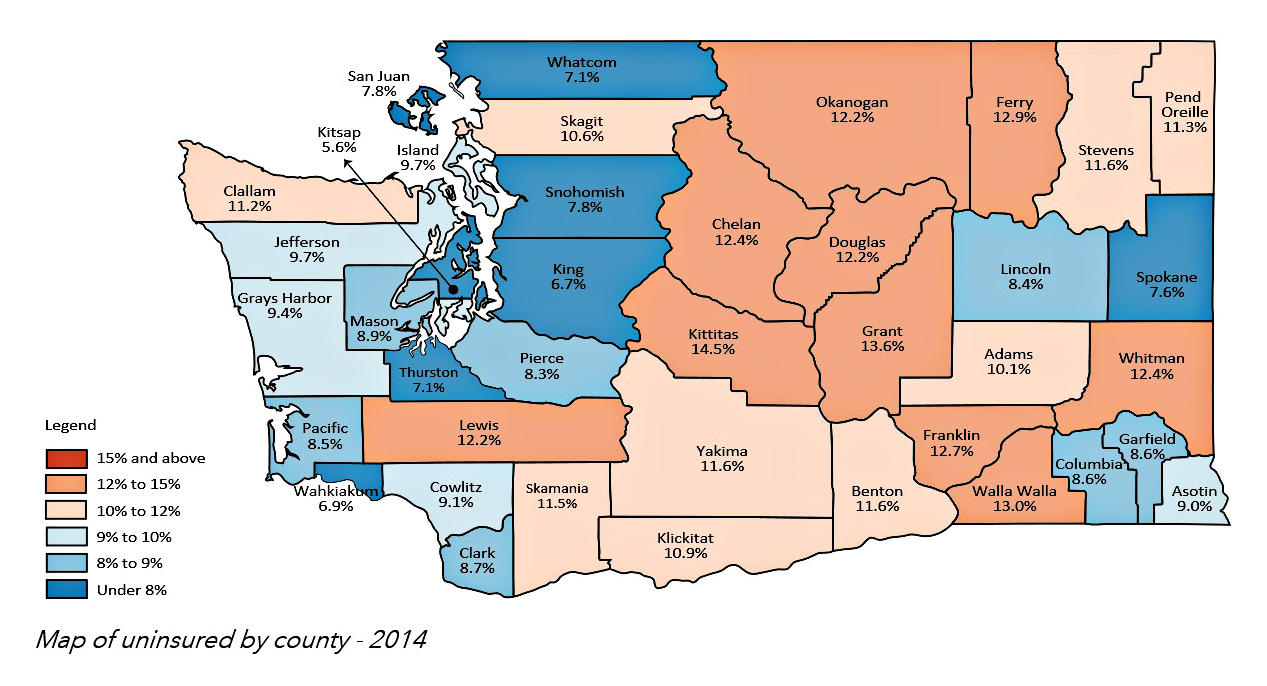 Uninsured cut by half chart