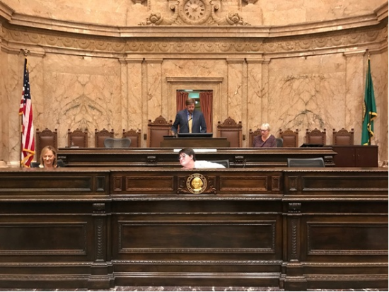 I had the honor of presiding over a pro forma session of the House of Representatives, and was honored to be elected Assistant Majority Whip in the House, a position that will help give the Coastal Caucus and the 24th District a bigger voice when it comes to issues like rural jobs and health care.