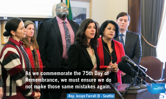 Rep. Farrell at press conference