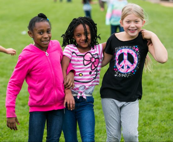 Students at recess in elementary