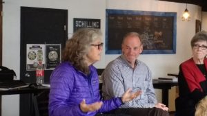 Reps. Jinkins and Fey with Sen. Darneille at Black Kettle