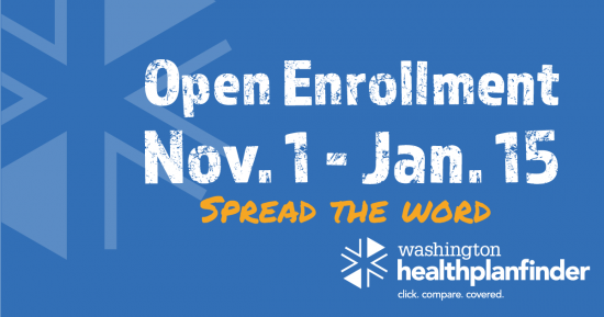 Washington Health Plan Finder Health Benefit Exchange graphic