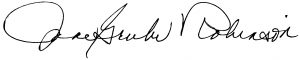 Rep. June Robinson signature