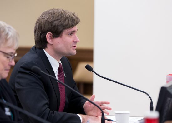 Mike Pellicciotti testifying in committee