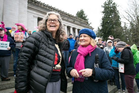 Photo of Rep. Jinkins with Trudi Inslee