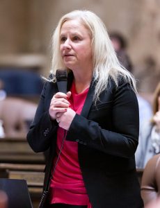 The Washington State House of Representatives convenes for floor debate, March 6th, 2019.