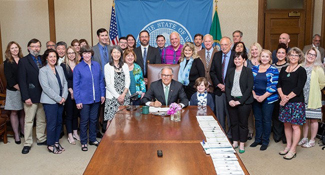 Gov Inslee signs HB 1399 addressing the teacher shortage crisis