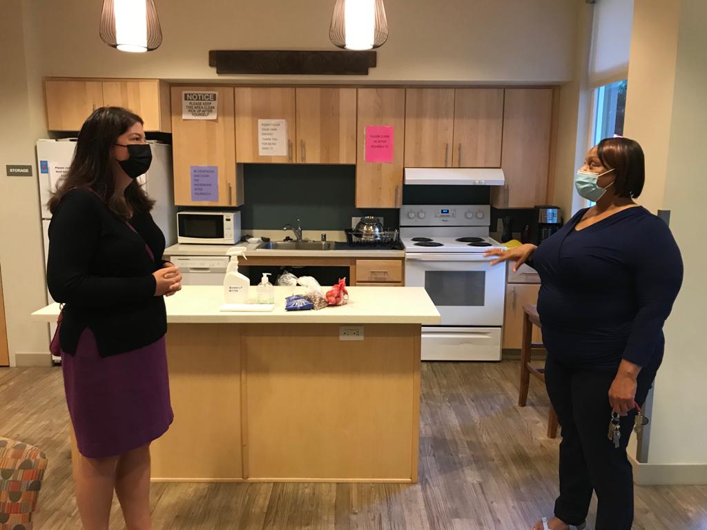 Rep. Berry tours a Low Income Housing Institute facility