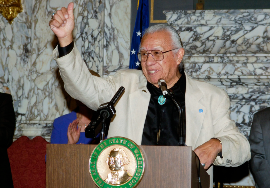 Billy Frank Jr., the late Nisqually environmental leader and treaty rights activist, is one step closer to representing Washington state at the U.S. Capitol.