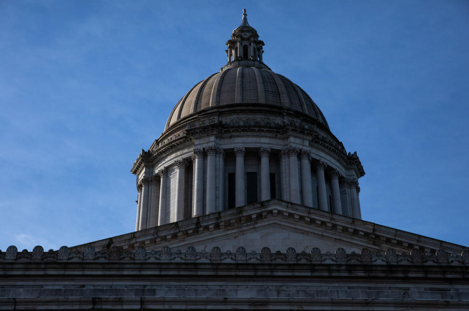 The Washington State Capitol in Olympia on Tuesday, Jan. 10, 2023