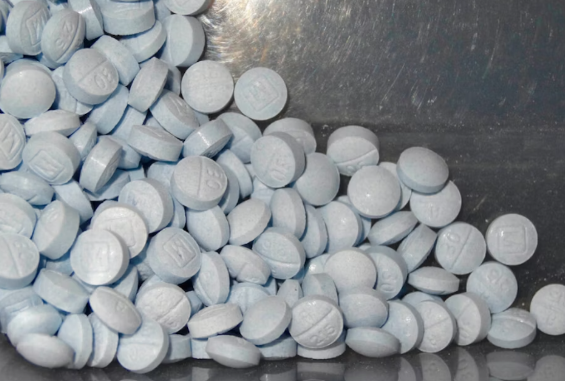 A photo from the U.S. Attorneys Office for Utah shows fentanyl-laced fake oxycodone pills collected during an investigation. The drugs are generally foreign-made with a very close chemical makeup to the dangerous opioid.