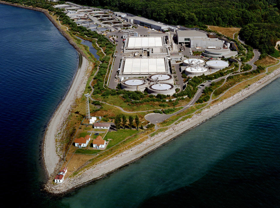 The West Point Treatment Plant in Seattle's Discovery Park.