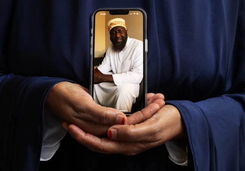  Khadija Mohamed, at home Thursday, Jan. 25, 2024 in Seattle, keeps this picture of her husband Mohamadou Kabba who was one of five rideshare drivers who have been killed in the Seattle area since 2020.