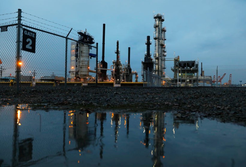 The U.S. Oil & Refining Co. in Tacoma has been in operation since 1957. Washington lawmakers will be fine-tuning the state’s 1-year-old cap-and-invest program during the 2024 Legislative session.