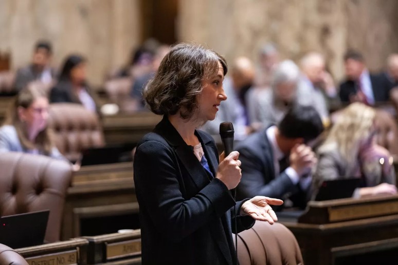 Rep. Jessica Bateman, D-Olympia, sponsored Washington House Bill 2247 in response to the shortage of behavioral health care workers in the state. The bill passed unanimously Monday on the House floor and now moves to the Senate for consideration
