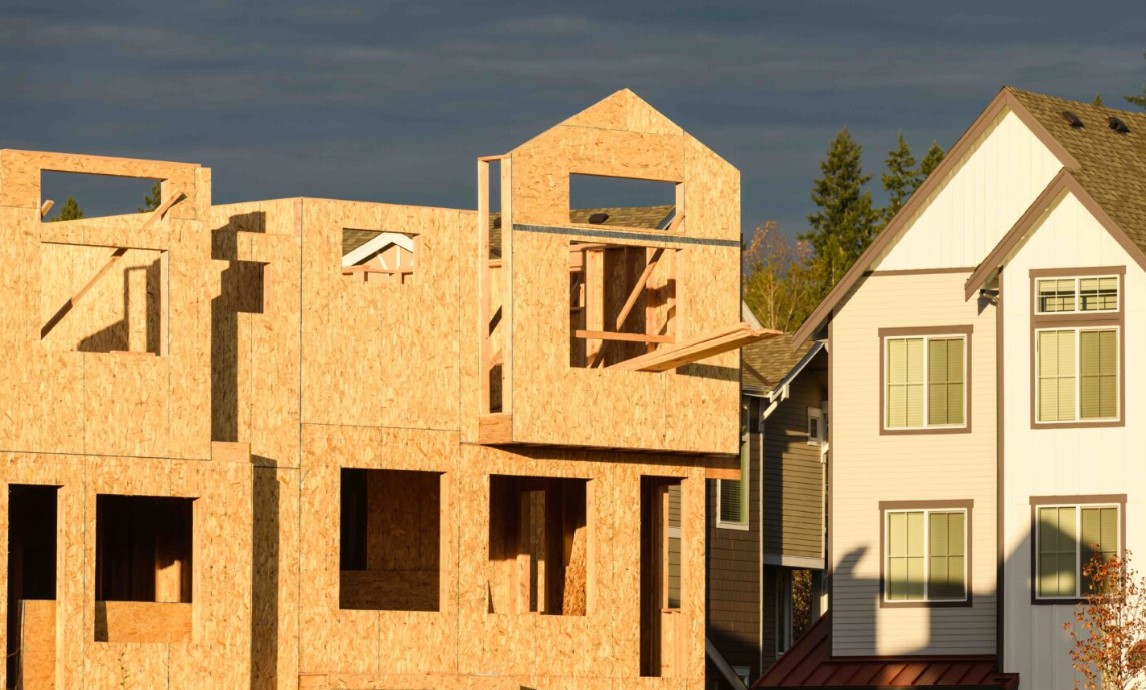 Housing construction in Duvall, Washington in 2021. (Ian Dewar Photography/Shutterstock)