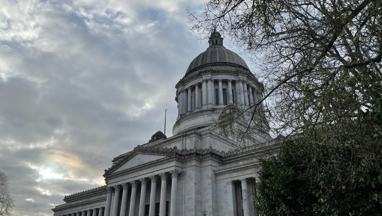 Washington state Capitol on March 7, 2024. (Jerry Cornfield/Washington State Standard)