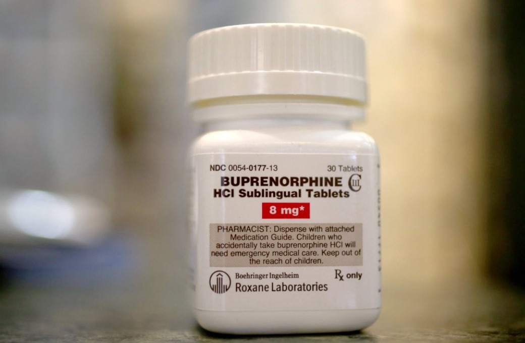 A bottle of buprenorphine, a medication to treat opioid-use disorder. (Joe Raedle/Getty Images)
