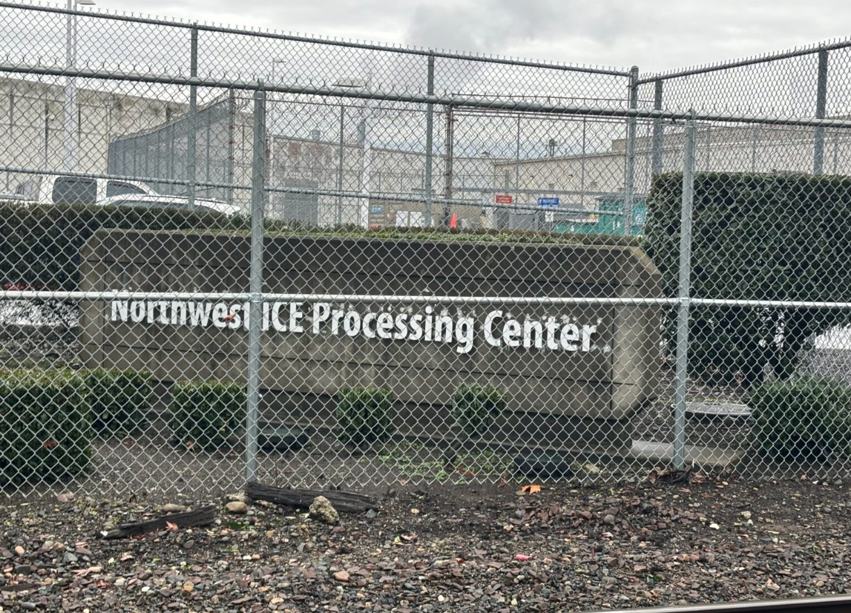  Northwest ICE Processing Center. (Grace Deng/Washington State Standard)