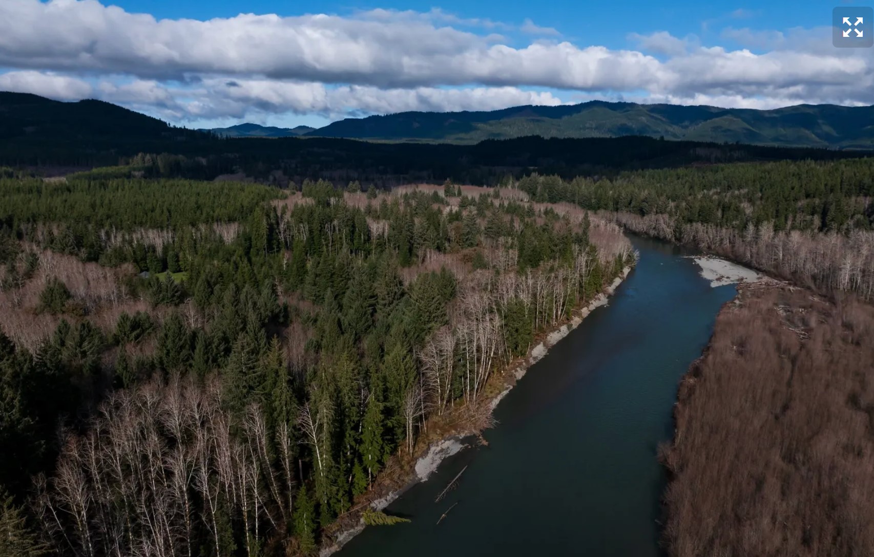 The Hoh River is seen on the Olympia Peninsula in Washington state. (Erika Schultz / The Seattle Times)