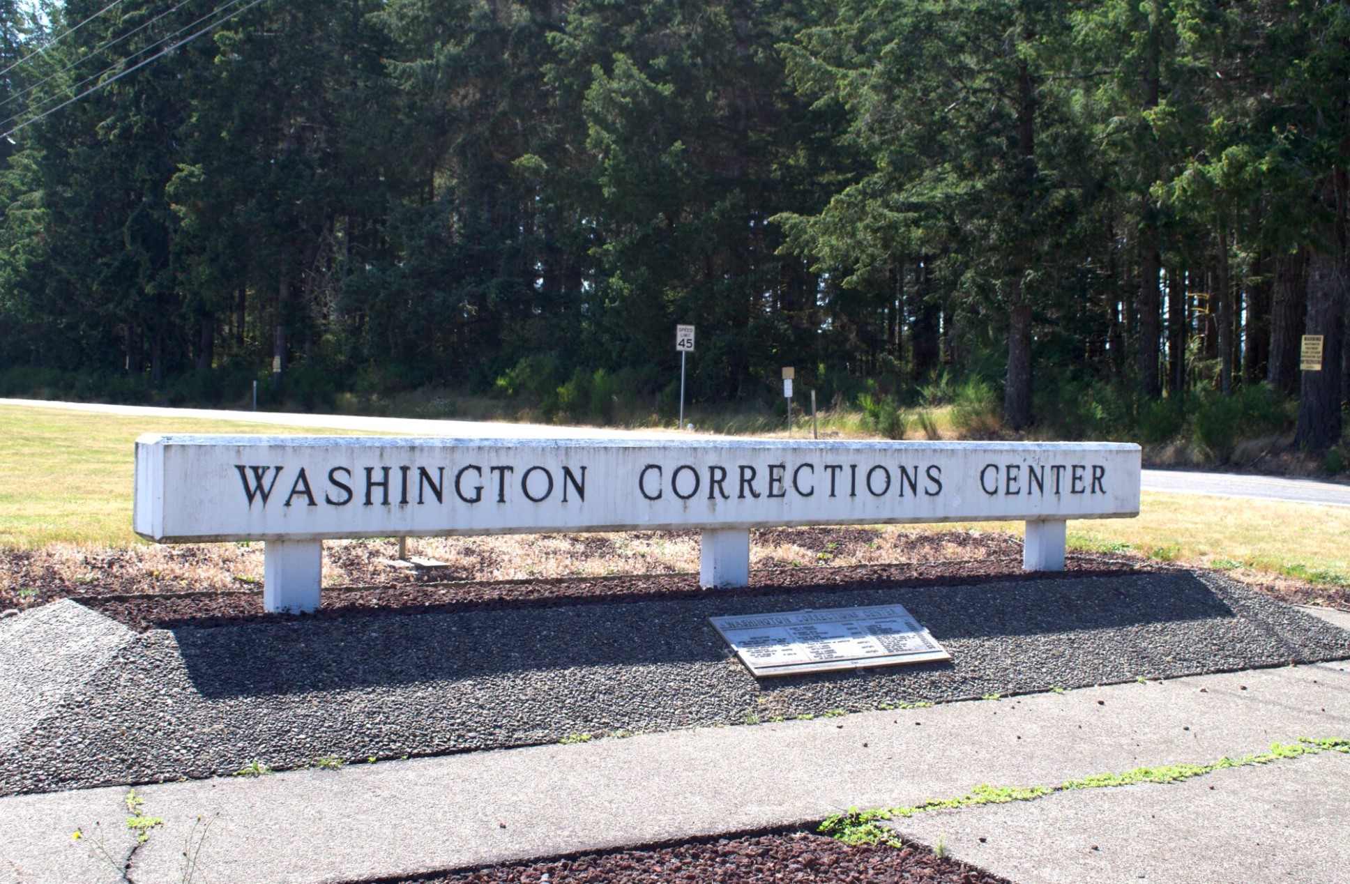 Washington Corrections Center, a prison in Shelton, Washington. (Grace Deng/Washington State Standard)