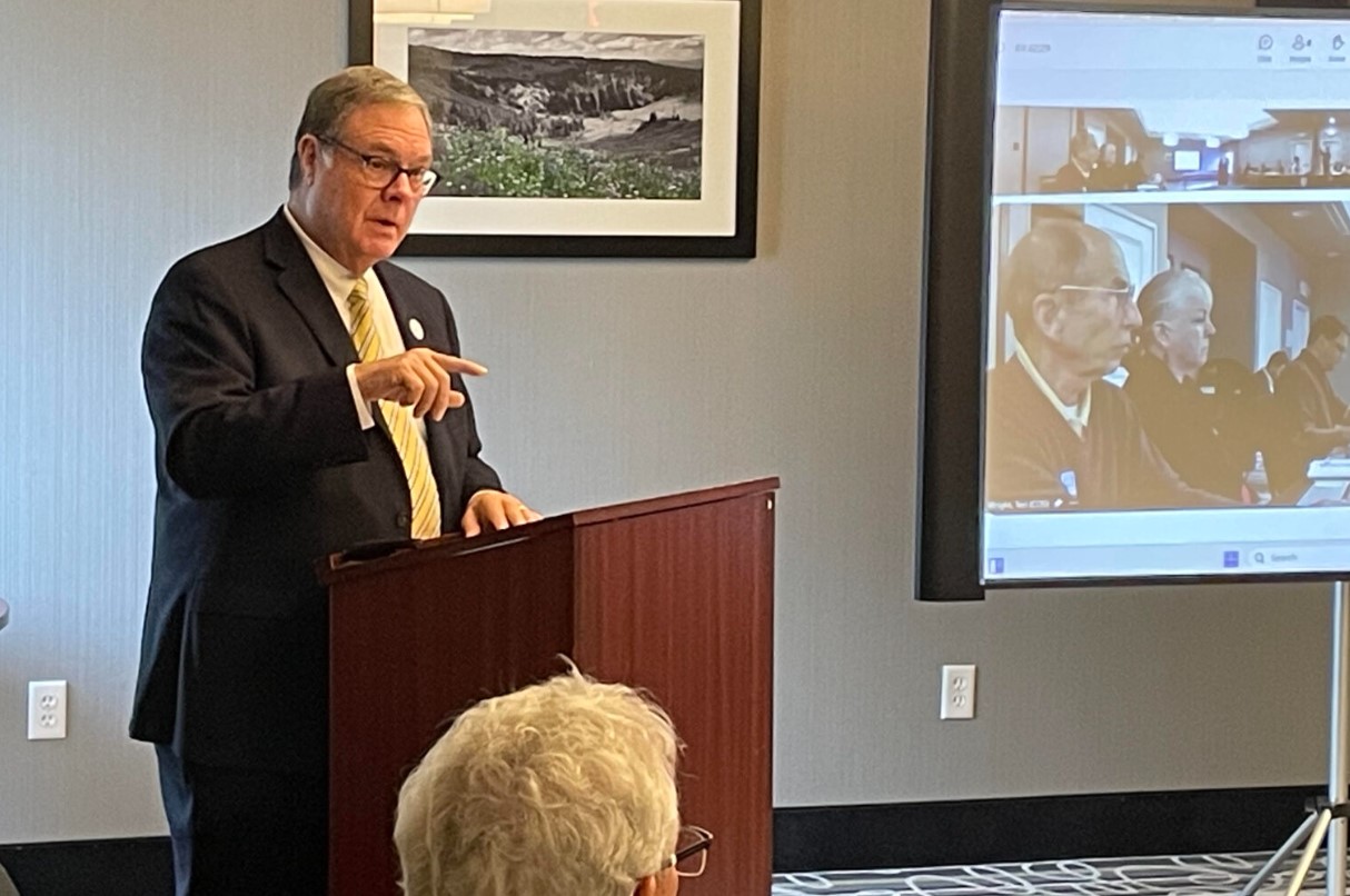 Washington’s Lt. Gov. Denny Heck asked the Washington Citizens’ Commission on Salaries for Elected Officials to increase the pay for the state’s lawmakers. He said their current pay is not commensurate with their growing responsibilities. (Jerry Cornfield / Washington State Standard)