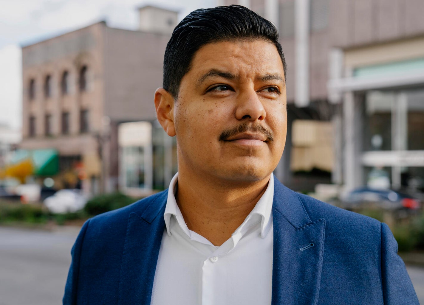 Rep. Julio Cortes (D-Everett, seen here on Nov. 18, 2024) was first elected to the Washington Legislature in 2022. He also serves as Everett’s economic development and marketing manager. Cortes moved to Washington from Mexico, where he was born, at age 6. (M. Scott Brauer/Cascade PBS)