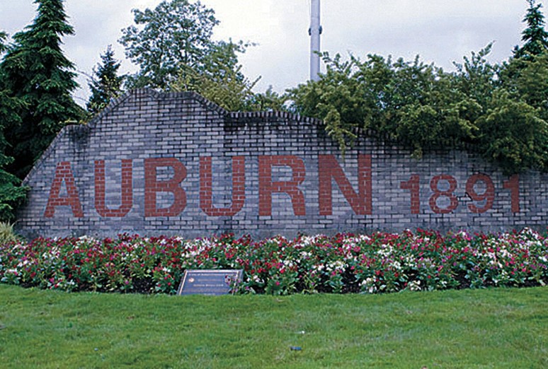 Photo of City of Auburn sign