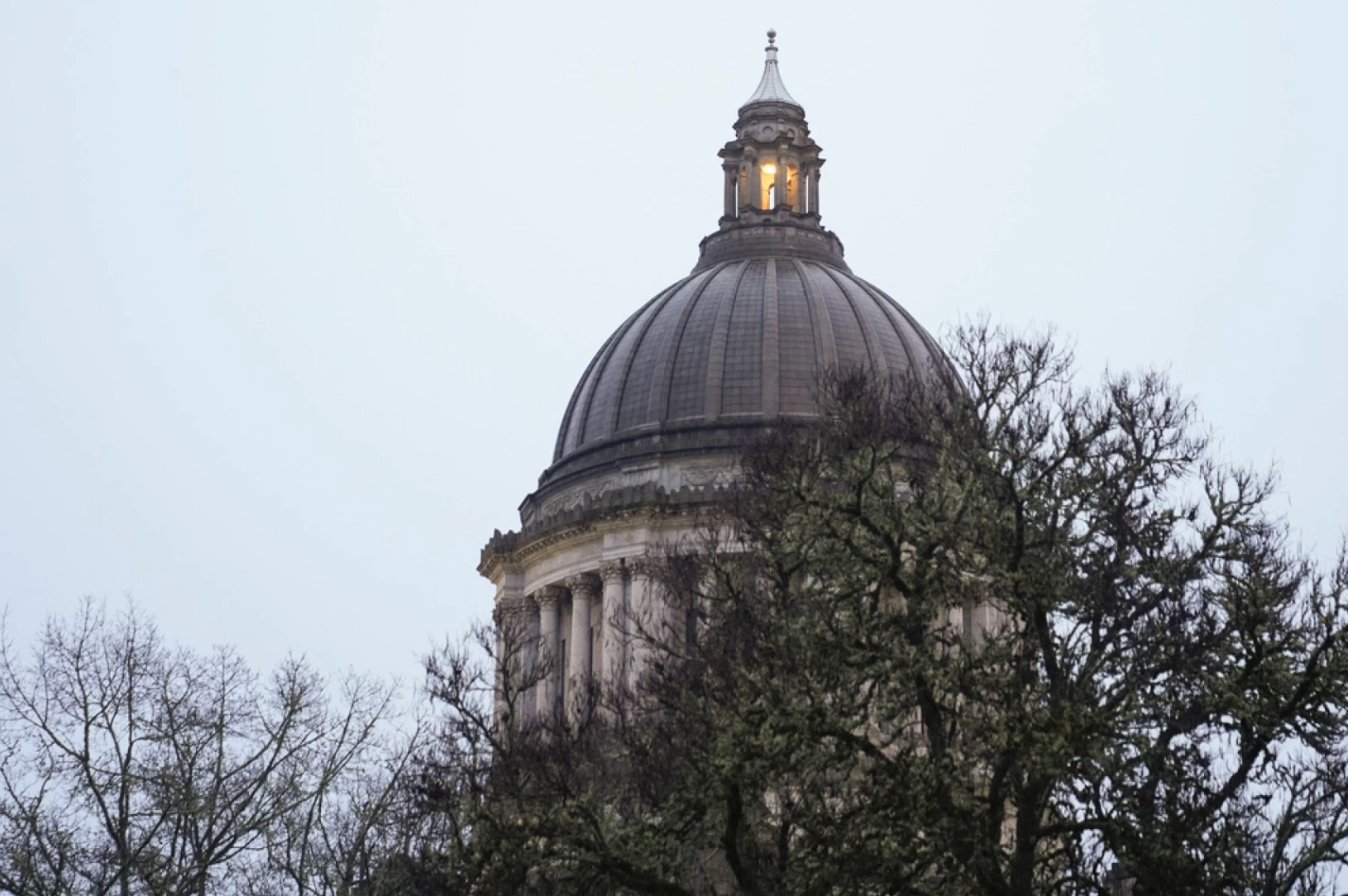 The Capitol building is seen on the first day of the legislative session at the Washington state Capitol Monday, Jan. 8, 2024 in Olympia, Wash.